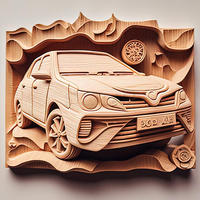3D model Toyota Corolla AE (STL)